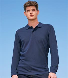 SOLS Perfect Long Sleeve Pique Polo Shirt